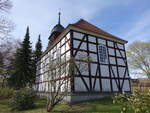 Steinsdorf, evangelische Kirche, Fachwerkbau von 1749 (04.04.2026)