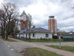 F�rstenwalde / Spree, alter und neuer Wasserturm in der Lindenstra�e (05.04.2026)