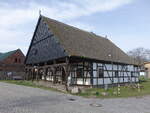 Pillgram, Giebellaubenhaus, erbaut im 16.