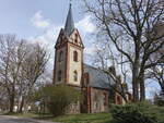 Wilmersdorf, evangelische Kirche, erbaut von 1881 bis 1883 (05.04.2026)