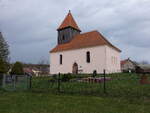 Wulfersdorf, evangelische Dorfkirche, Saalkirche von 1670 (05.04.2026)