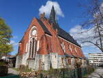 Erkner, evangelische Genezareth Kirche, erbaut von 1896 bis 1897  nach einem Entwurf von Ludwig von Tiedemann (07.04.2026)