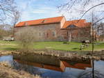 Die  Burg in Storkow (Mark) gesehen von der Burgstrae  am 22.