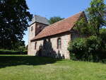 Dorf Zechlin, evangelische Kirche, Feldsteinkirche von 1549 (29.05.2026)