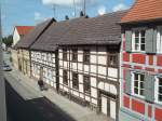 Wusterhausen/Dosse, Neue Poststrae, Blick vom Herbst'schen Haus (28.05.2011)