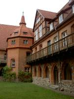 Kloster Heiligengrabe, gegrndet 1287 durch Markgraf Otto IV, Klosterhof mit Kaiserturm (14.07.2012)