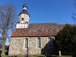 Marzahna, evangelische Dorfkirche, Feldsteinkirche aus dem 13.