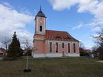 Reesdorf, evangelische Dorfkirche, erbaut 1775 (12.03.2026)