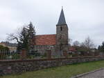 G�terfelde, evangelische Kirche, Feldsteinkirche aus dem 13.