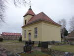 Nudow, evangelische Kirche, erbaut von 1733 bis 1734 (07.04.2026)