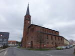 Saarmund, evangelische Kirche, erbaut von 1846 bis 1848 durch Friedrich August St�ler (07.04.2026)