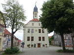 Lenzen, Rathaus an der Hauptwache, erbaut 1713 (21.06.2026)