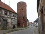 Lenzen, Stumpfer Turm an der Stadtmauer (21.06.2026)