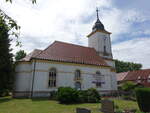 Seedorf, evangelische Kirche, barocker Putzbau von 1745 (21.06.2026)