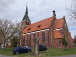Heinersbr�ck, evangelische Kirche, erbaut 1900 von dem Cottbuser Stadtbaurat Robert Beutler (03.04.2026)
