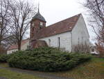 Atterwasch, evangelische Kirche, erbaut im 14.