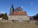 Eckmannsdorf, evangelische Kirche, romanischer Saalbau aus dem 13.