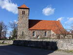 Dahlewitz, evangelische Kirche, Feldsteinkirche aus dem 13.