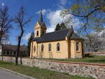 Rangsdorf, evangelische Dorfkirche, erbaut von 1888 bis 1890 vom Gutsbesitzer Richard Spiekermann (06.04.2026)
