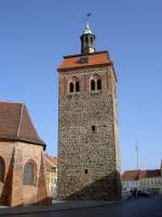 Luckenwalde, Marktturm, erbaut ab dem 12.