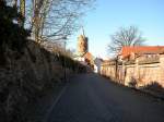 Jterbog reste der alten Stadtmauer mit Blick auf das Dammtor 05-03-2013