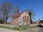 Altk�nkendorf, evangelische Kirche, Feldsteinkirche aus dem 13.