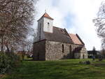 Neuk�nkendorf, evangelische Kirche, erbaut von 1280 bis 1290 (09.04.2026)