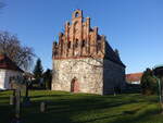 Z�tzen, evangelische Kirche, Feldsteinkirche aus dem 13.