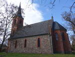 Bagem�hl, evangelische Kirche, neugotische Saalkirche erbaut von 1875 bis 1877 (10.04.2026)