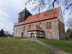 Golm, evangelische Kirche, Feldsteinkirche aus dem 13.
