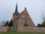 Luckow, evangelische Kirche, Feldsteinkirche aus dem 13.