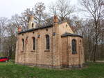 Tantow, evangelische Gutskapelle, erbaut von 1857 bis 1859 nach einem Entwurf von Friedrich August St�ler (10.04.2026)
