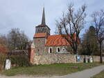 Wartin, evangelische Kirche, erbaut im 13.