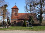 Fergitz, evangelische Dorfkirche, erbaut im 14.