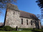 Gr�now, evangelische Dorfkirche, erbaut im 13.