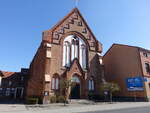 Prenzlau, Maria Magdalena Kirche, erbaut 1892 im neugotischen Stil, Wiederaufbau 1952 (11.04.2026)