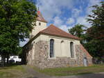 R�ddelin, evangelische Kirche, Feldsteinkirche aus dem 13.