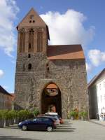 Prenzlau, Westbau der alten Nicolaikirche (19.09.2012)