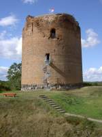 Stolpe an der Oder, historischer Bergfried Grtzpott, Kreis Uckermark (19.09.2012)