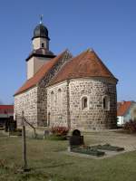 Dorfkirche von Grubo, erbaut im 13.