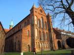 Klosterkirche Lehnin, erbaut von 1180 bis 1262, norddeutsche Backsteinkunst, Kreis Potsdam (16.03.2012)