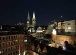 Bremer Altstadt am 3.2.2012, Blick auf die Trme von St.