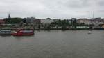 an der Elbe am 14.7.2019: Hamburg, Blick auf St.