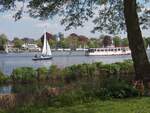 Die Auenalster in Hamburg am 04.05.2008.