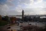 HAMBURG, 25.10.2009, Blick von der Seewartenstrae auf die Landungsbrcken