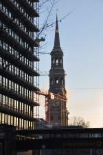 HAMBURG, 07.12.2012, Blick auf die Katharinenkirche