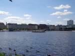 Hamburg: Blick vom Ballindamm ber die Binnenalster Richtung Jungfernstieg (30.05.14)