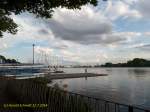 Hamburg am 12.7.2014: sommerliches Wolkenspiel ber der Alster