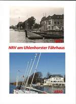 Hamburg gestern und heute: Clubhaus 1960 + 2020 des NRV (Norddeutscher Regatta Verein) am nordstlichen Teil der Alster an der Strae „Schne Aussicht“.