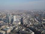 Frankfurt am Main von oben von Maintower aus am 31.10.10